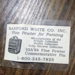 1994 Pewter Casino Slot Pin With Backing