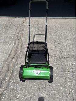 Push mower with basket