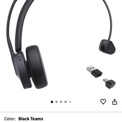 Yealink BH70 Mono Teams Wireless Headset with Mic for Work, Microsoft Teams Certified Bluetooth Headphone for 35h Calling, 91g All-Day Wearing Comfort