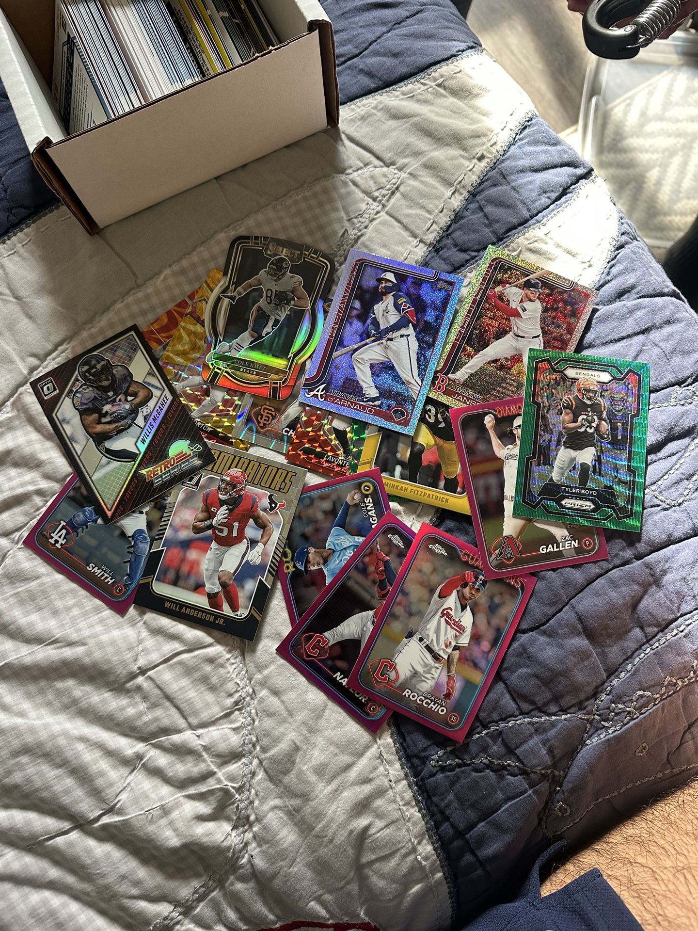 Box Of Sports Cards Inserts