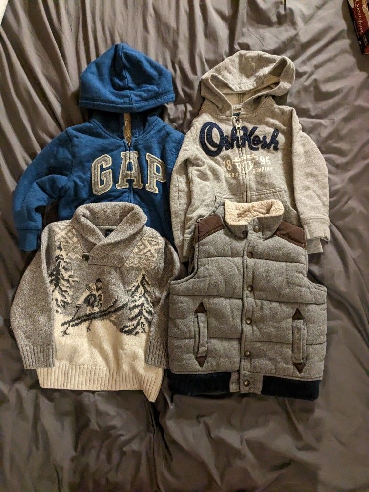 3T Baby Gap Sweater Vest Hoodie Oshkosh Hoodie