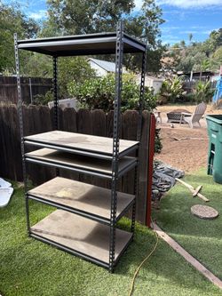 Five tier shelf