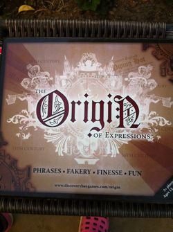 Origin of expression board game