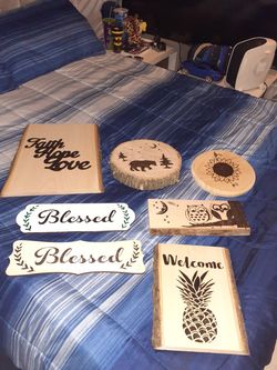 Wood burnings and paintings made to order