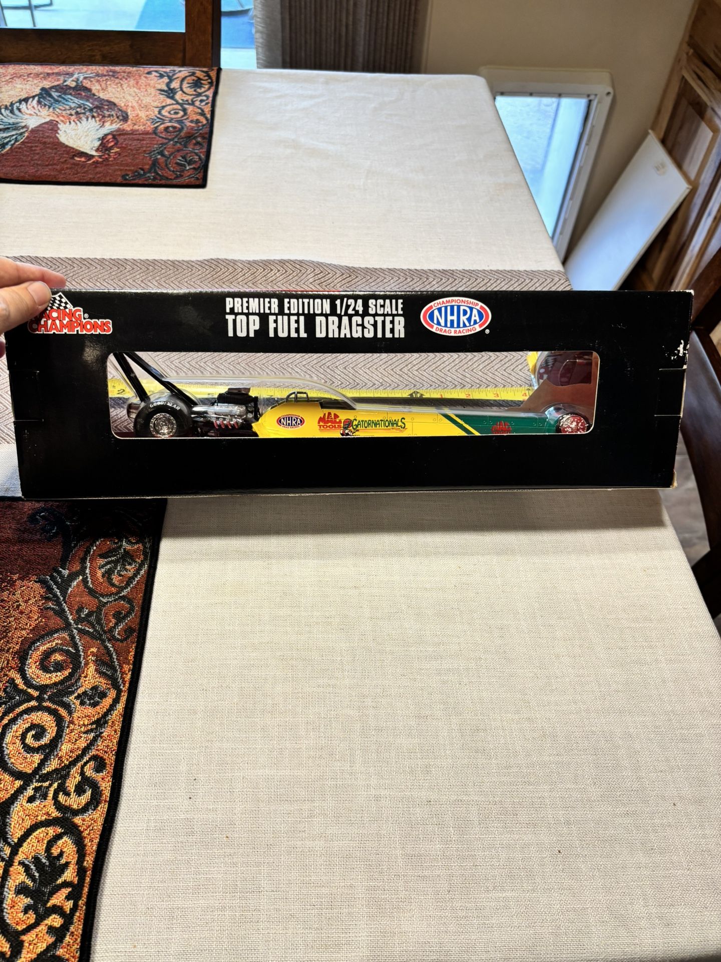 1996 Premier Edition NHRA GatorNationals Mac Tools 1:24 Scale Top Fuel DragsterĀ