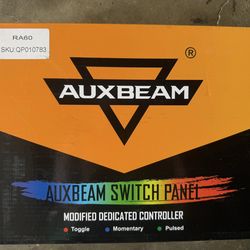 Auxbeam switch panel