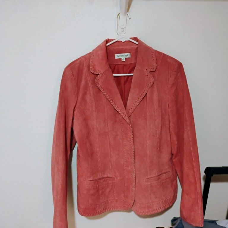 Pink Leather Jacket