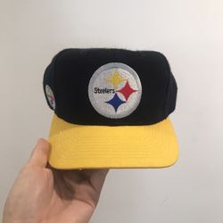 Vintage Pittsburgh Steelers Blockhead Hat / Snapback 