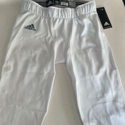 NEW Adidas White Football Pants Boys Youth XL