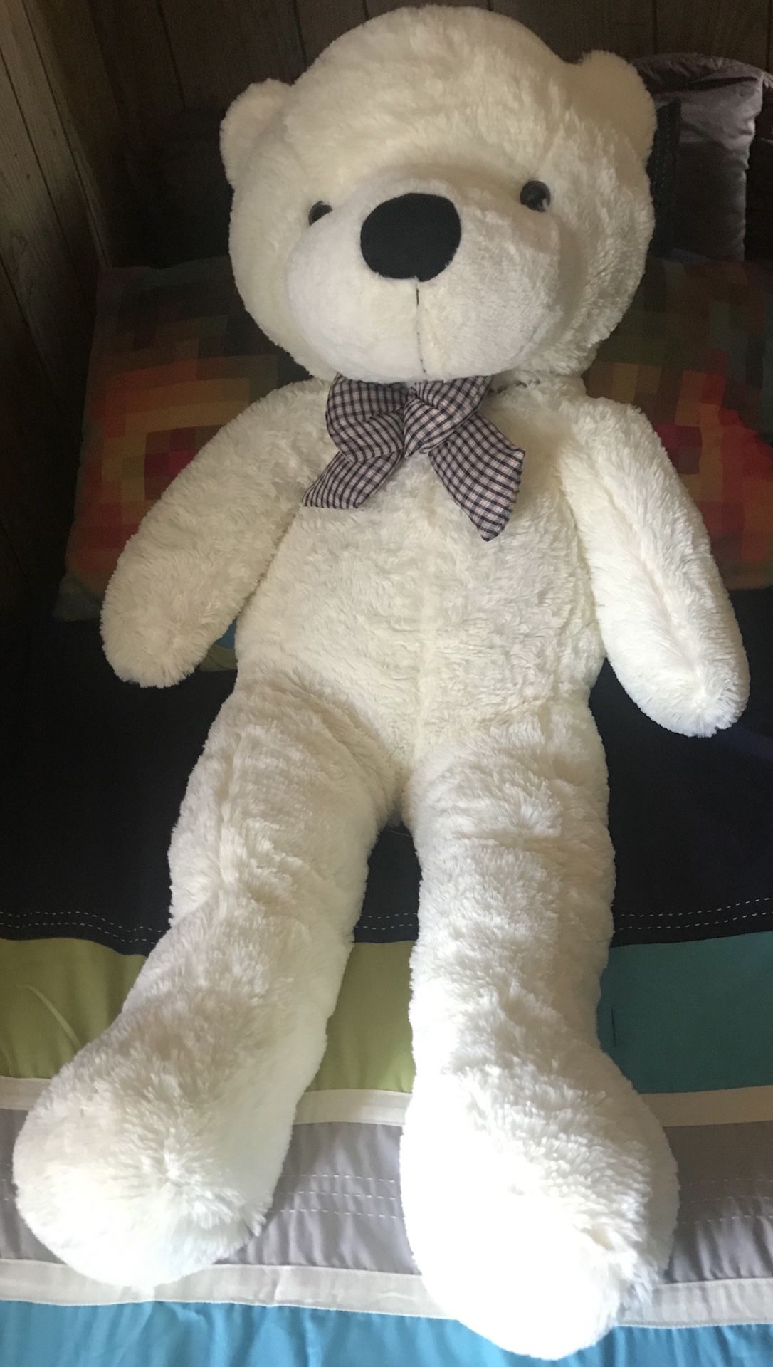 Giant Teddy bear, color white, new