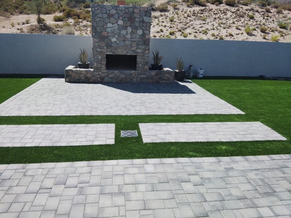 Pavers And Turf