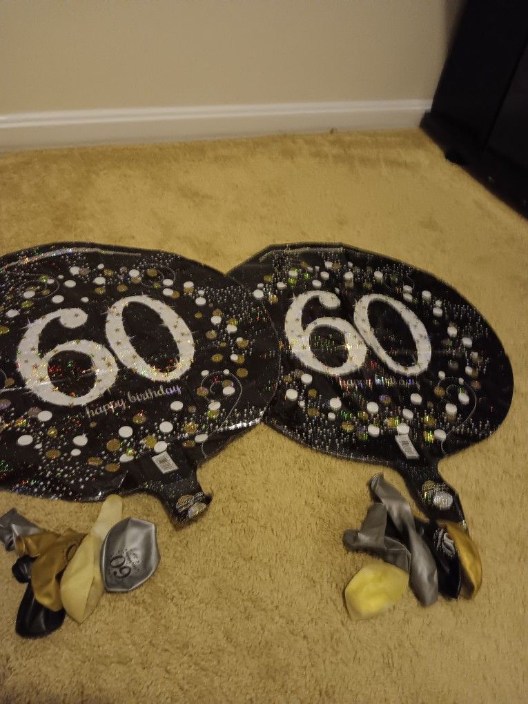 Free 60th Birthday Balloons