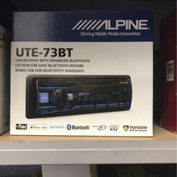 Alpine UTE 73BT BUSB Receiver On Sale