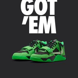 Jordan 1 CJ T-Rexx Green Spark 