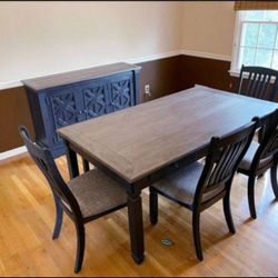 Financing👍 Dark Brown 5 Piece Dining Table And Chairs💥 Brand New 💯 Fast Delivery 🚚  Dining Room✨