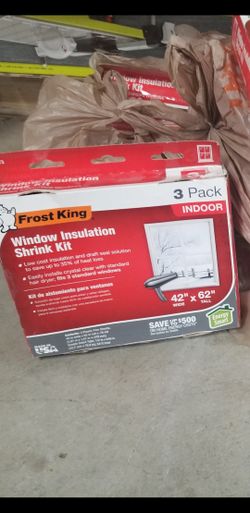 Window insulation shrink kit