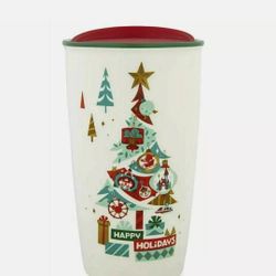 Starbucks DISNEY WORLD tumbler with Lid CHRISTMAS TIME