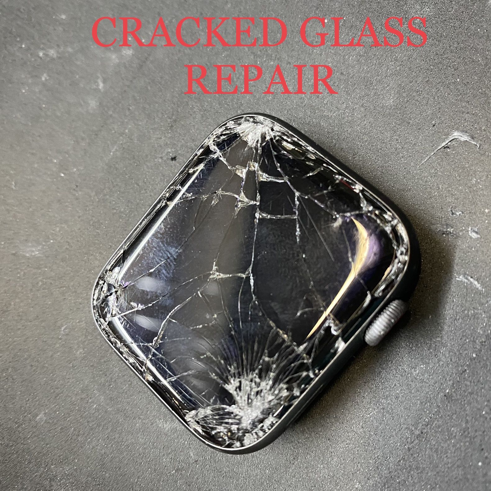 Cracked Glass Screen Repair For Apple Watch