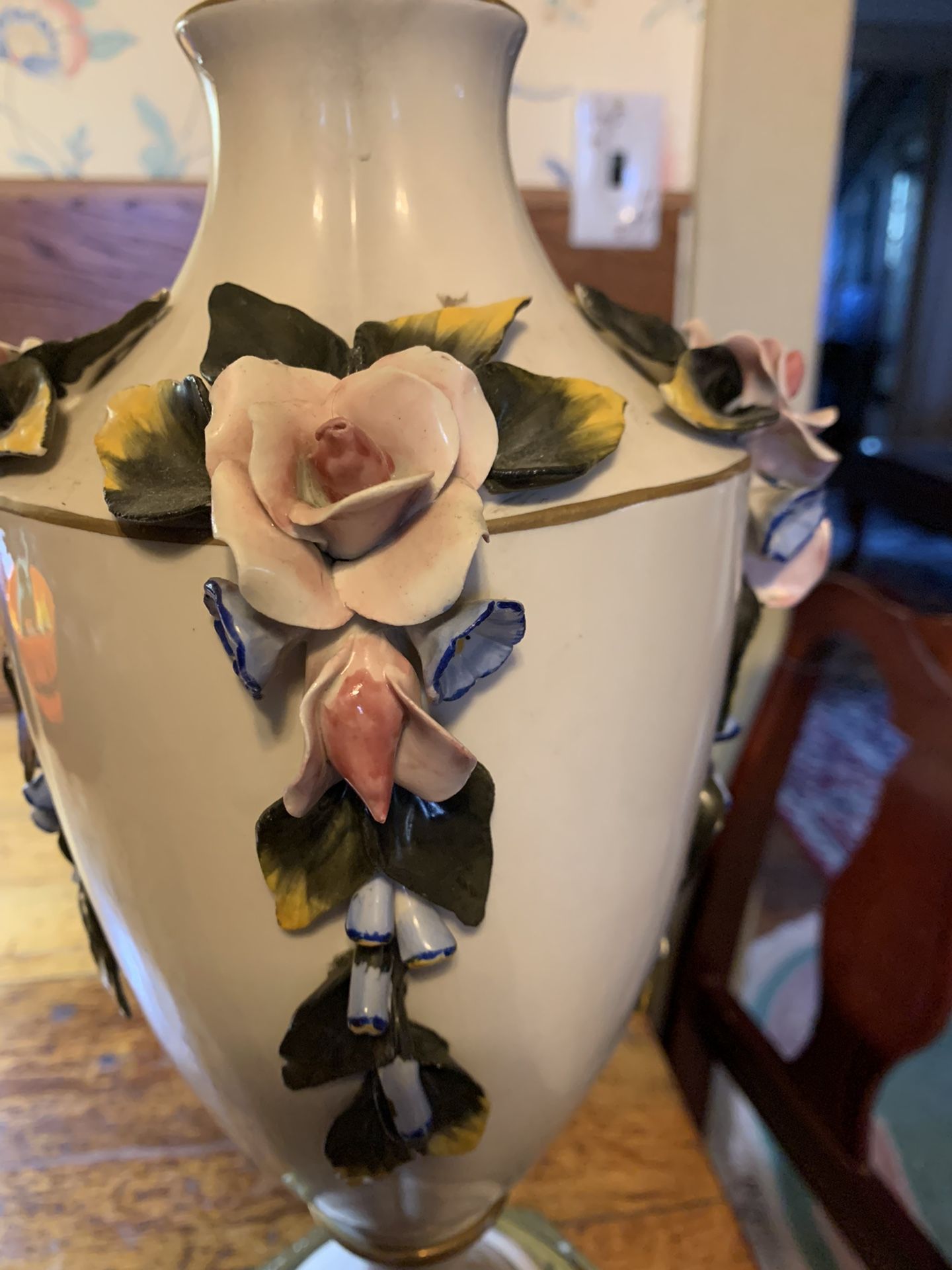 Italian Porcelain Lamp