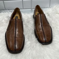 Mezlan Men Shoes Brown 9.5 Leather Slip On   Casual Loafer  Made In Spain