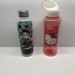 Water bottle (Demon Slayer, Hello Kitty)