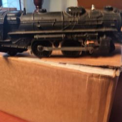 Old Lionel Train, Track,2 Controllers And 10 Cars,