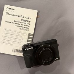 Brand new Canon PowerShot G7 X Mark III