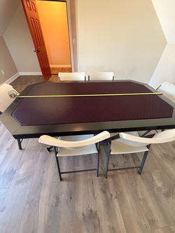 Poker Table Top with Padded Playing Surface
