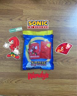 Wendy’s | Sonic The Hedgehog Kids’ Meal Exclusive Collectible Trading Cards & Case (Knuckles The Echidna)