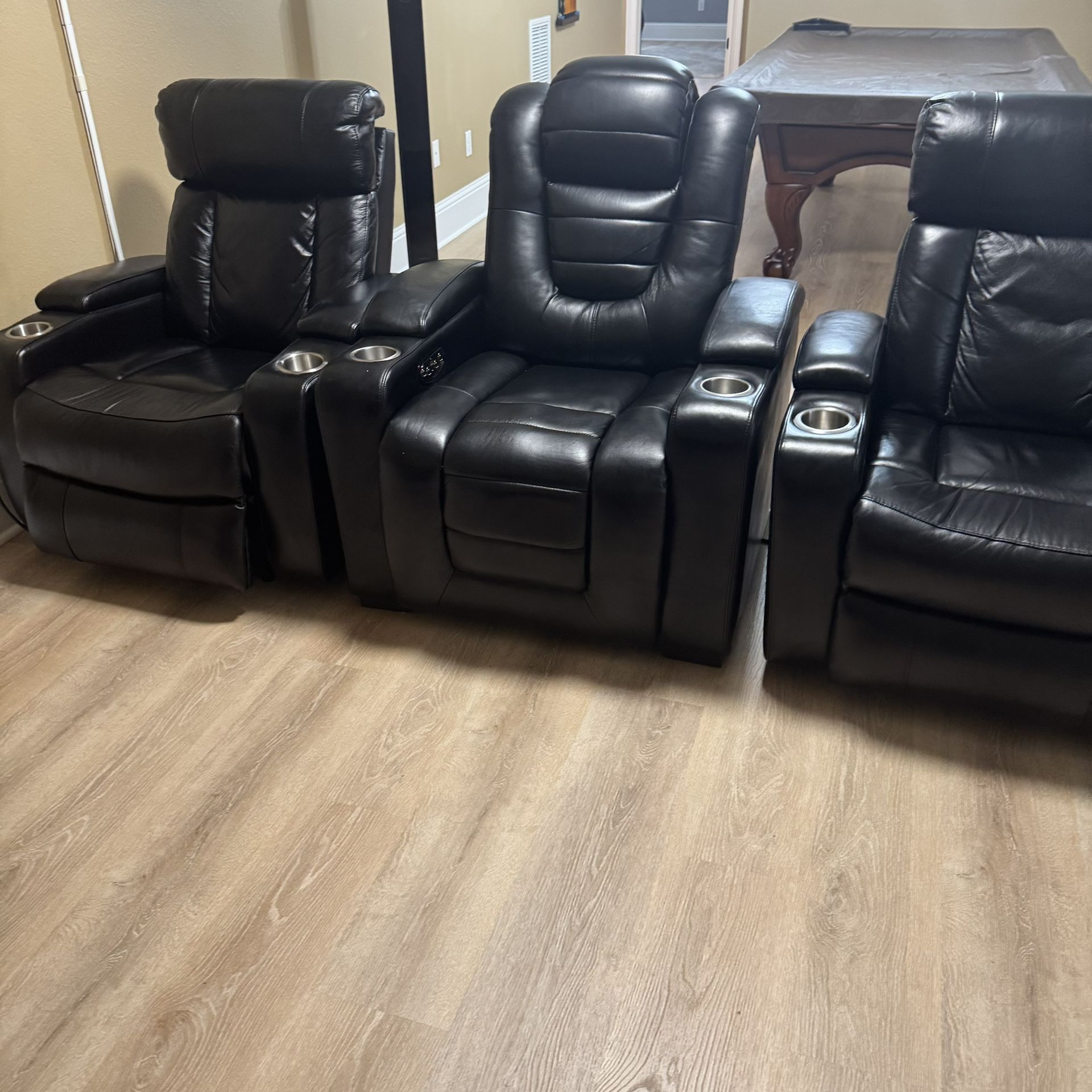 Black Theater Chairs