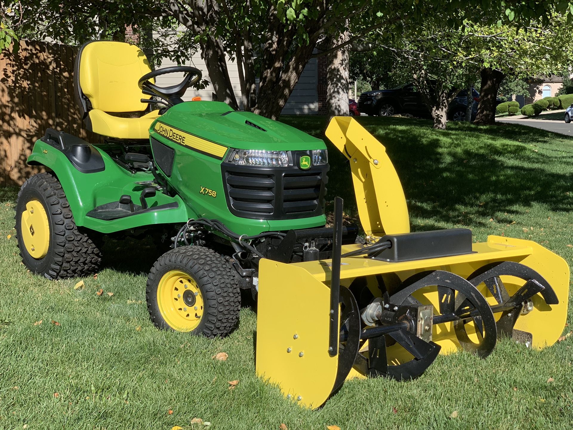 John Deere X758 Diesel w/ 54” Snow Blower for Sale in Orchard Park, NY
