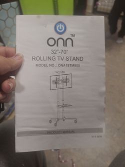 Rolling TV Stand
