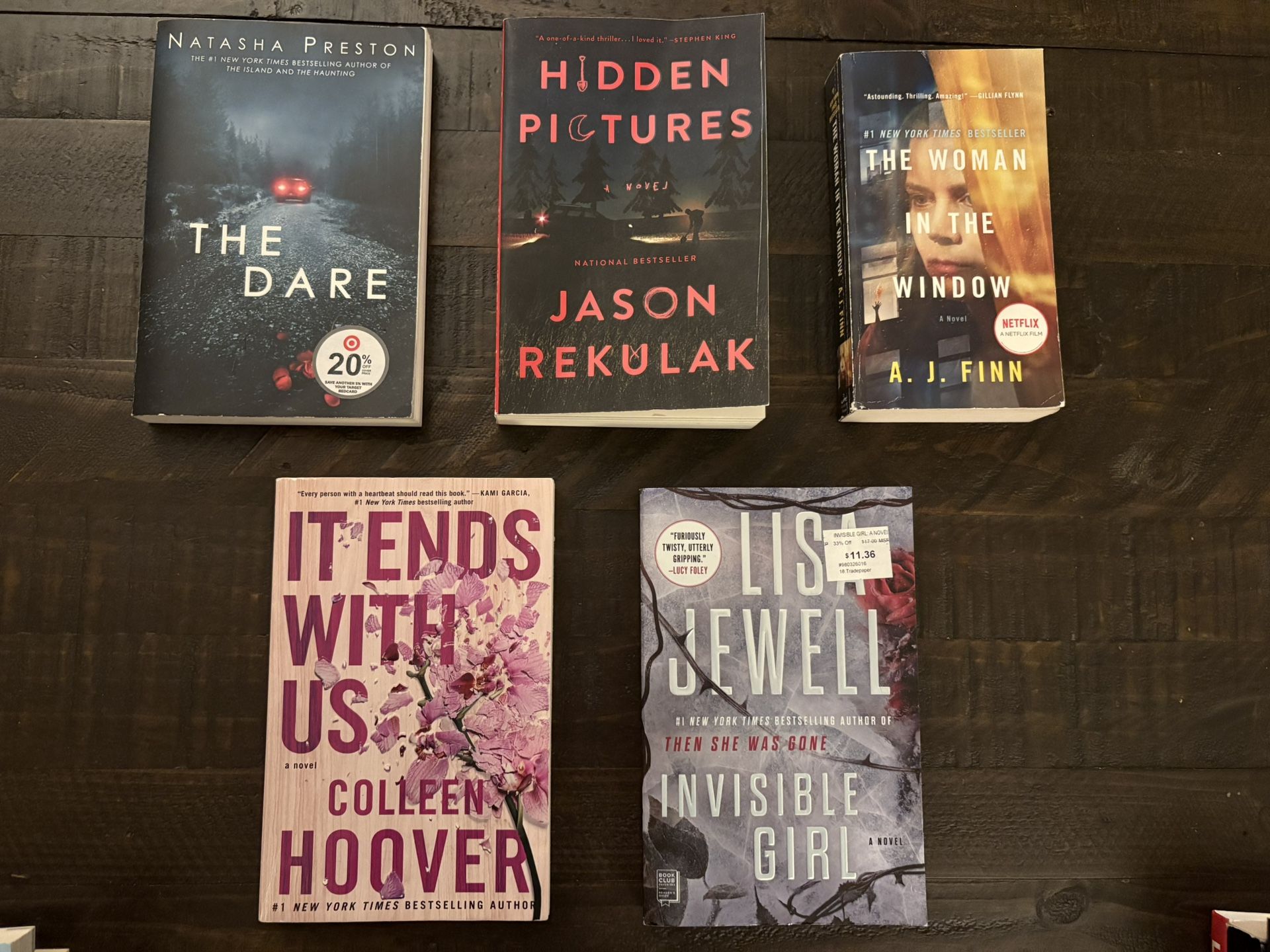 FICTION/MYSTERY THRILLER BOOK BUNDLE