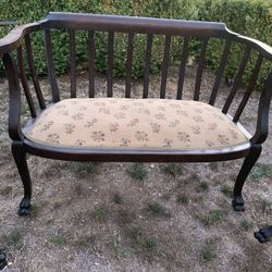 Antique setee (setee, chair, rockers )