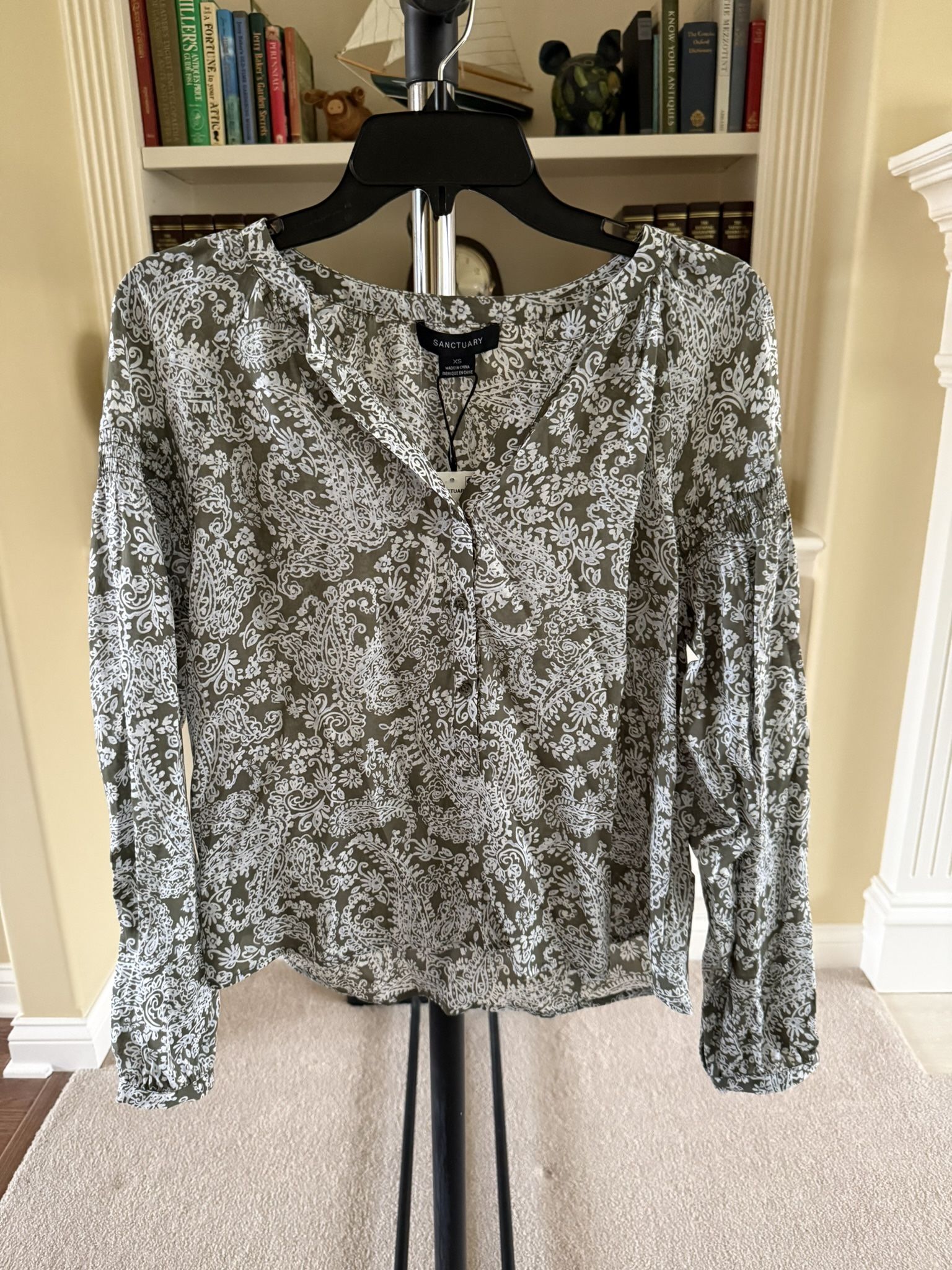Sanctuary Sunday's Best Blouse Adorned NWT