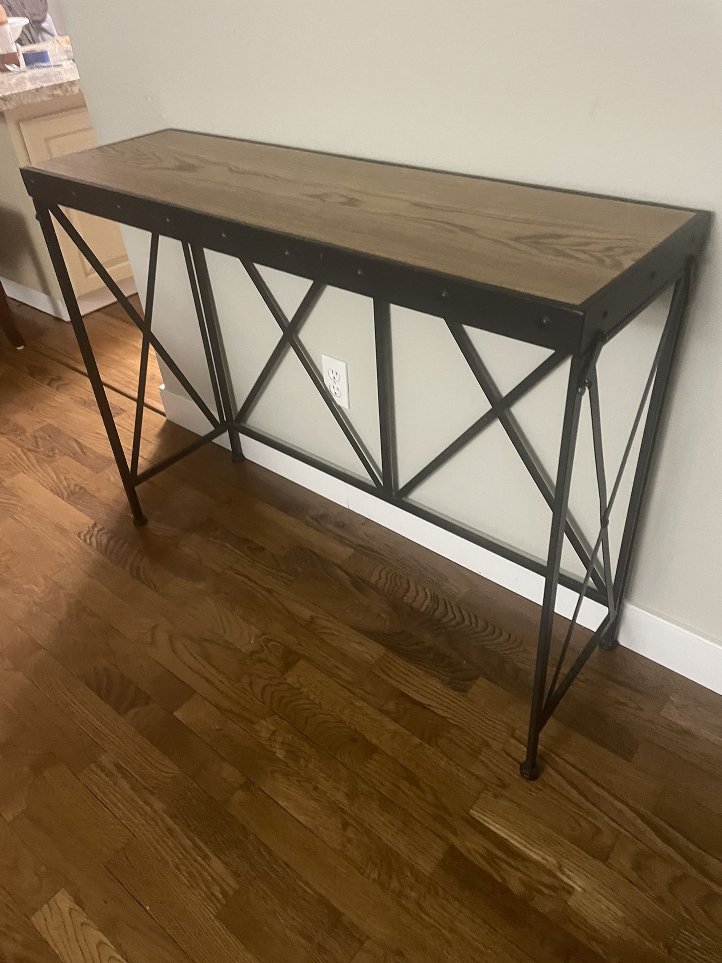 Beautiful Modern Folding Entry Table / Sofa Table
