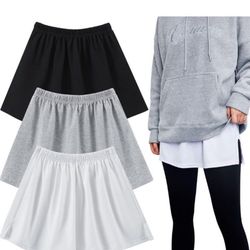 set of shirt extenders for women, designed to be worn under tops to add length and a layered look. 