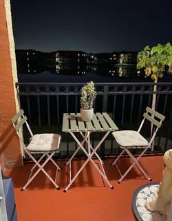 Pretty  outdoor  patio furniture set of 2 comes with cushions