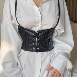 Elegant Solid Color Waist Trainer Women Corset Cincher Body Shaper Girdle Trimmer Extender Streetwear Waist Decorations Waist Shaper For Women Tummy C