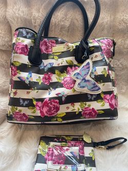 Betsey Johnson Purse & wristlet