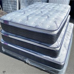 Full Bamboo Plush Comfort Europillow Top 12inch Matres!!