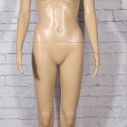 Used 69 Inches Female Realistic Full Body Mannequin With Metal Base