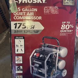 Husky Air Compressor 4.5 Gal. 175 PSI Portable Electric 