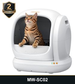 Meowant MW-SC02 Self-Cleaning Litter Box - Open Box