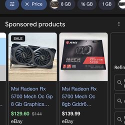 MSI Radeon RX 5700 MECH OC GP Graphics Card