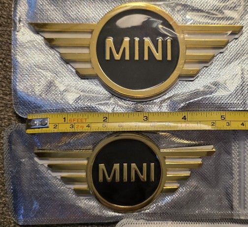 Mini Cooper Badge Emblem Adhesive Back See All 12 Photos Sold Separately SHIPPING AVAILABLE 