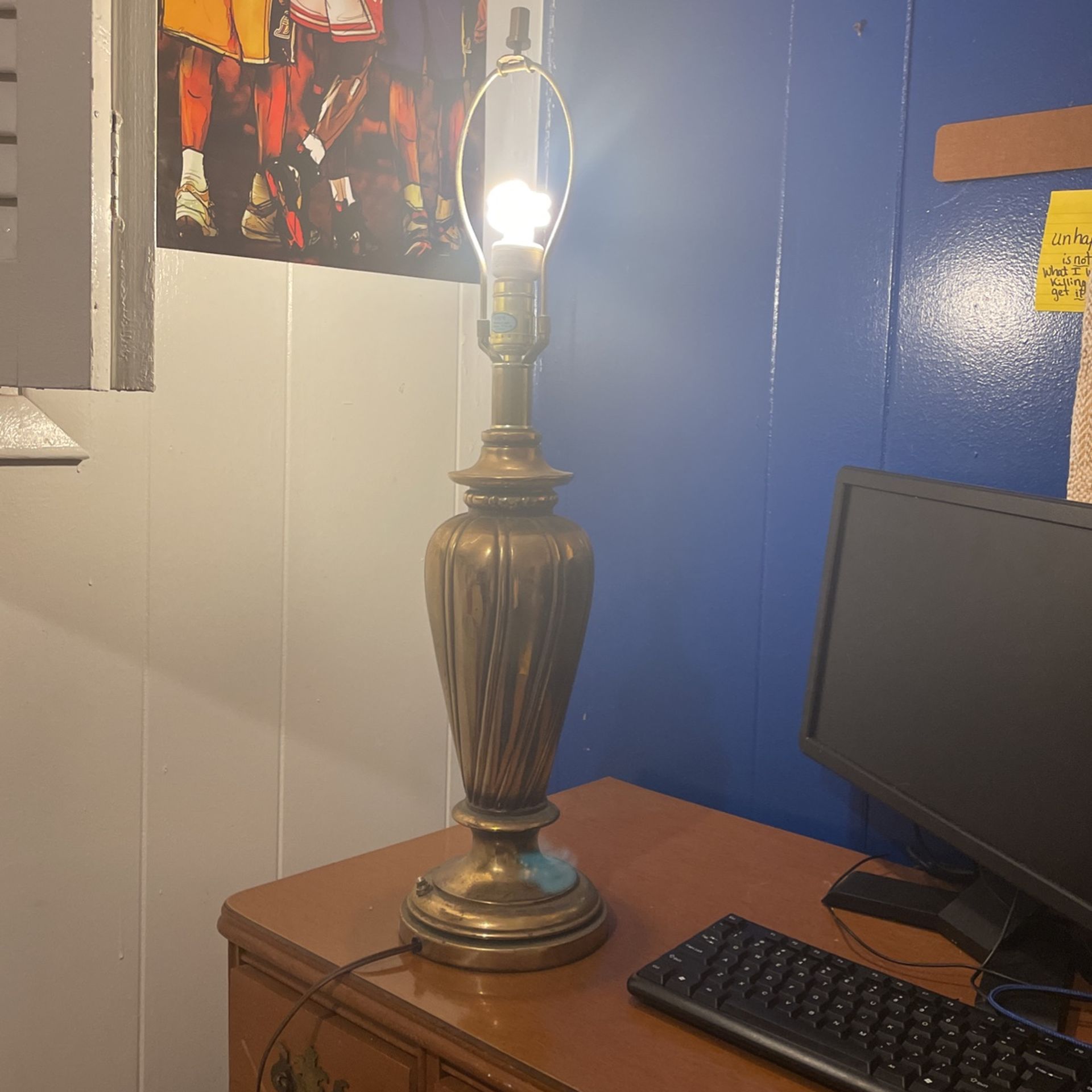Solid Brass Lamp