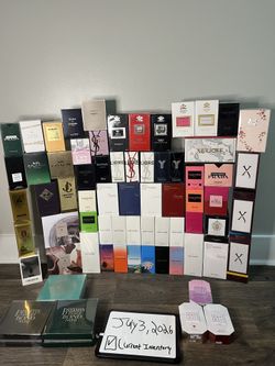 LV, Baccarat, Valentino, Xerjoff, YSL, Creed, Intio, Chanel, One Million And more