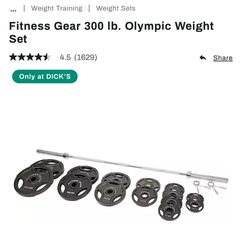 Fitness Gear Weight Set 