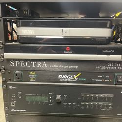 Audio Media System With Rack (sold As Is)